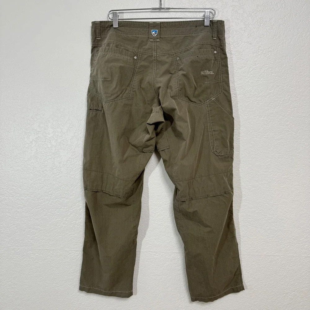 KUHL Pants Mens 35x30 Brown Hiking Outdoor Cargo Utility